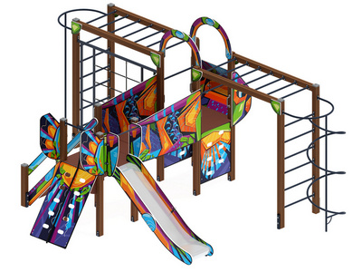 Детская игровая площадка Аэроплан (Маскарад) ДИК 2.03.4.02-02 Н=1200